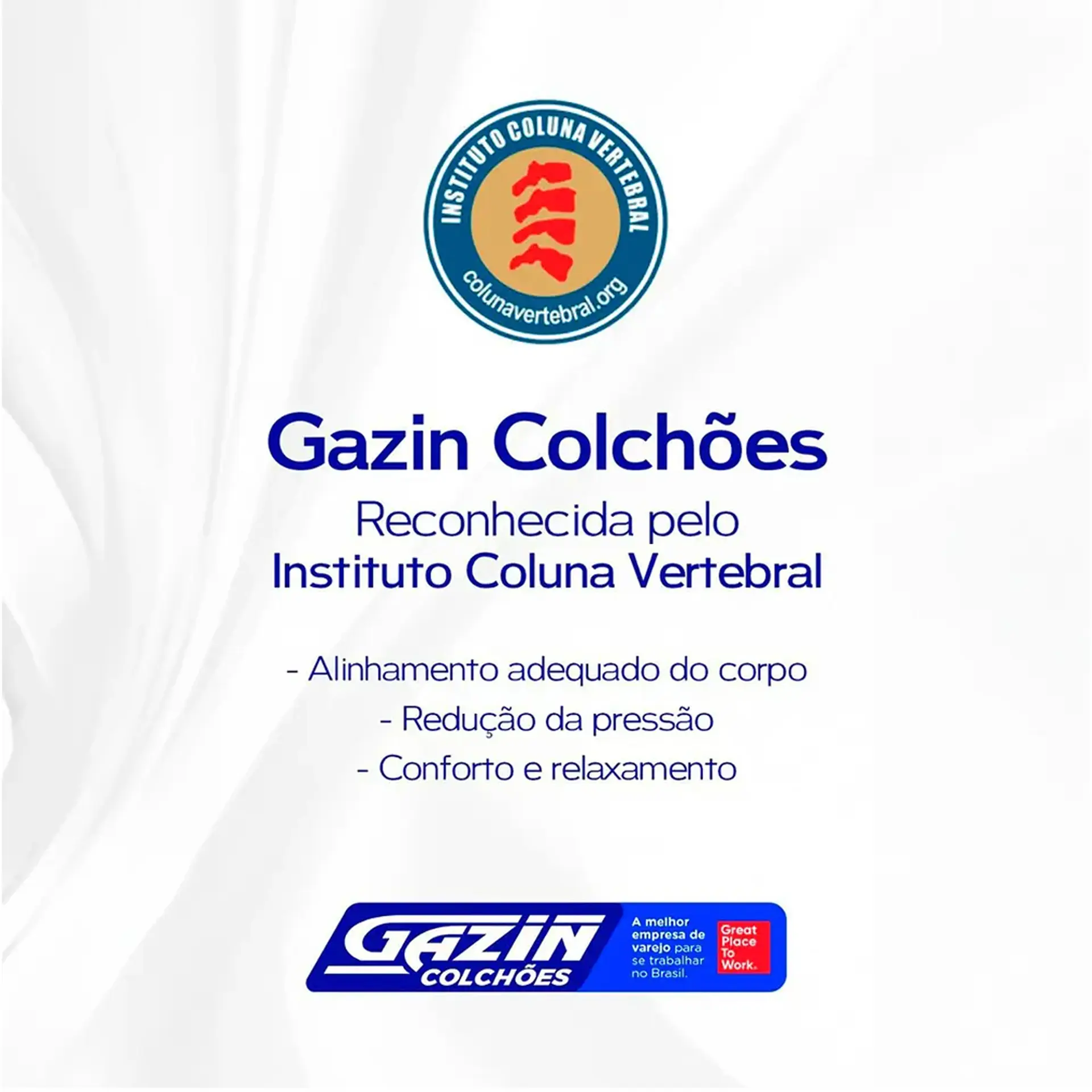 Colchão Cama Box Gazin Espuma Queen Size Misto Duo Extra 158x198