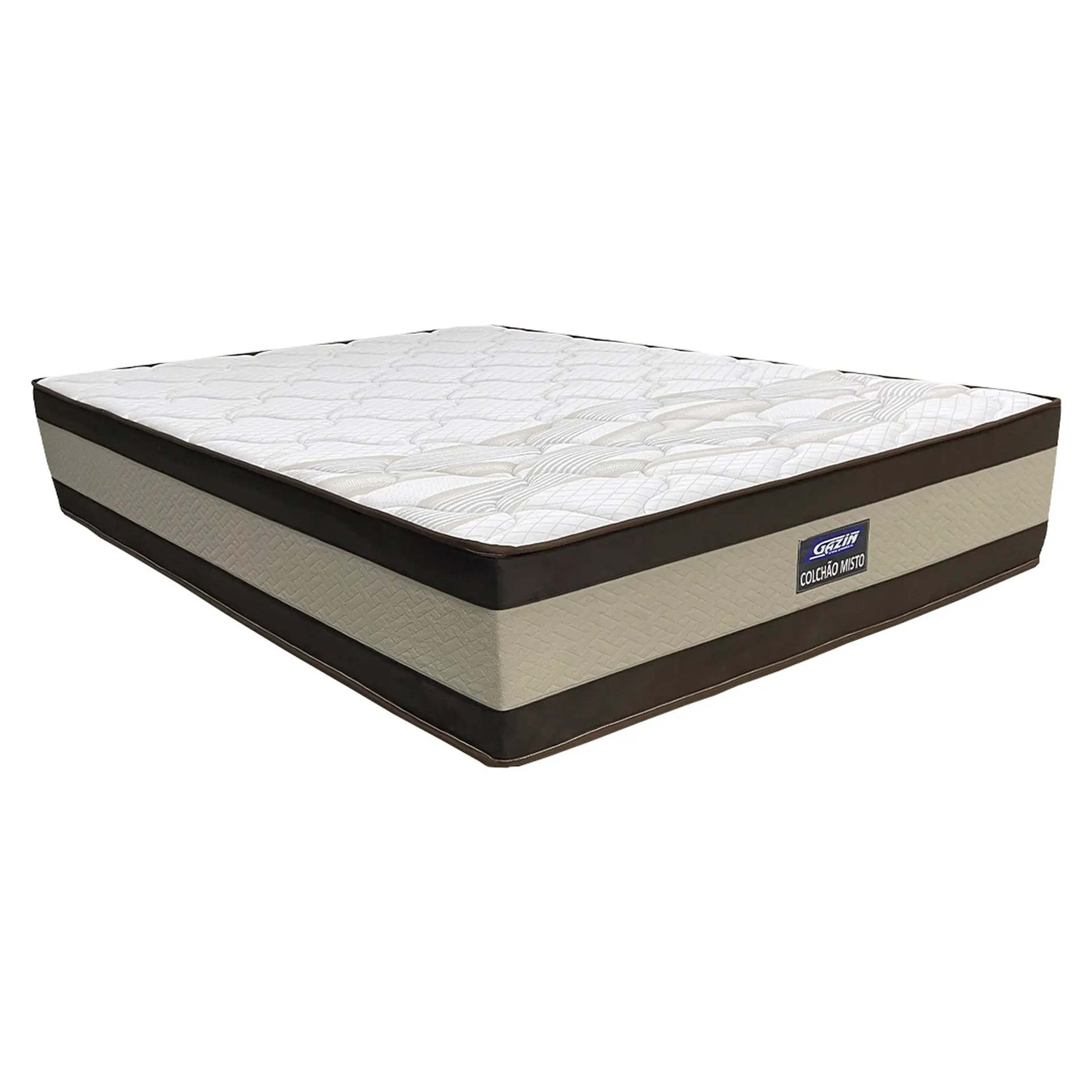 Colchão Cama Box Gazin Espuma Queen Size Misto Duo Extra 158x198