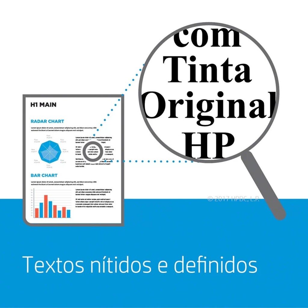 Cartucho de Tinta HP 662 Preto Original - CZ103AB - 120 páginas para 2516, 3516, 3546, 2546, 1516, 4646, 2646