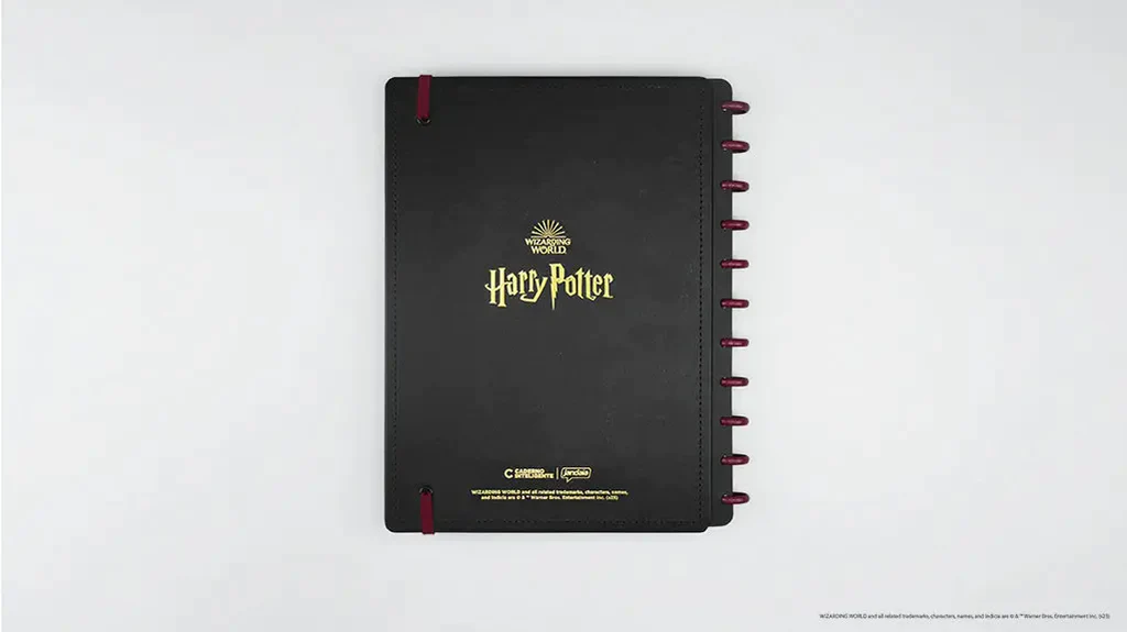 Caderno Inteligente Harry Potter Grande 60 Folhas com Pauta e 20 Folhas Lisas