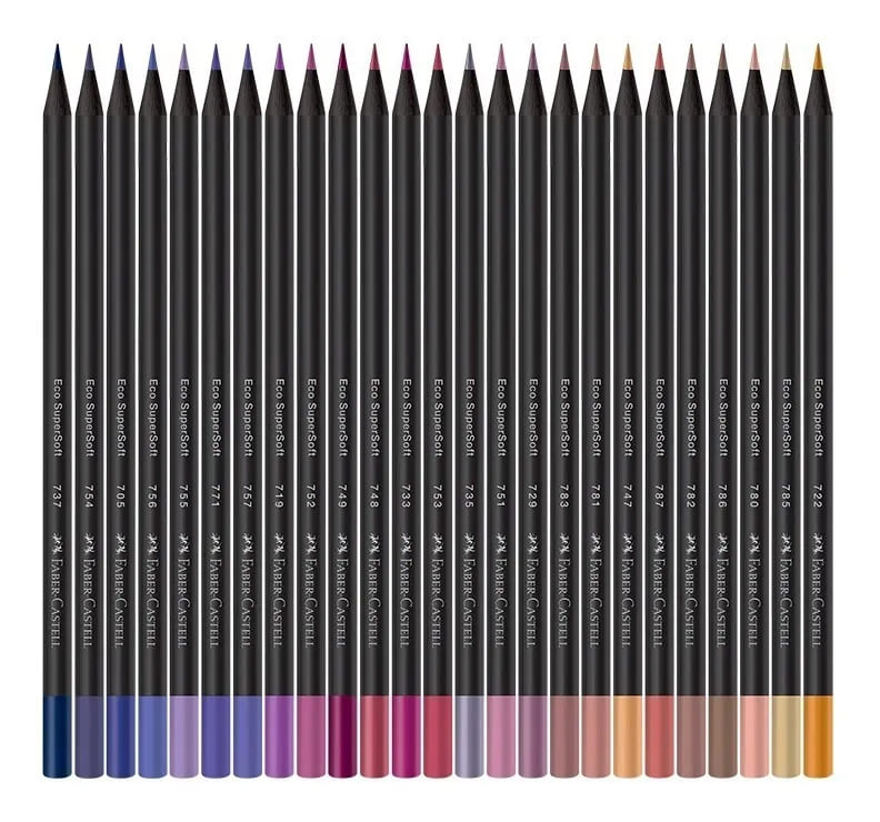 Lápis de Cor Faber Castell 100X1 Grande Supersolft