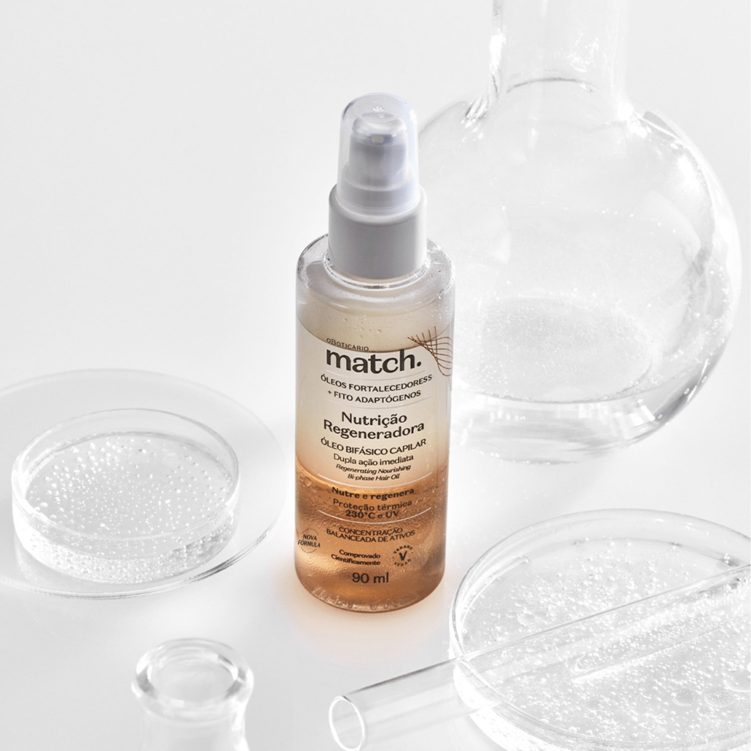 Óleo Bifásico Capilar Match Nutrição Regeneradora 90ml