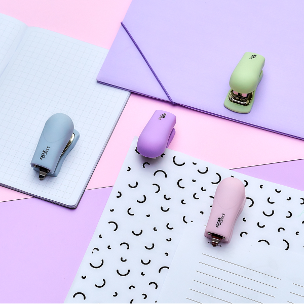 Grampeador Jocar Office Mini Tons Pastel Trend Sortido