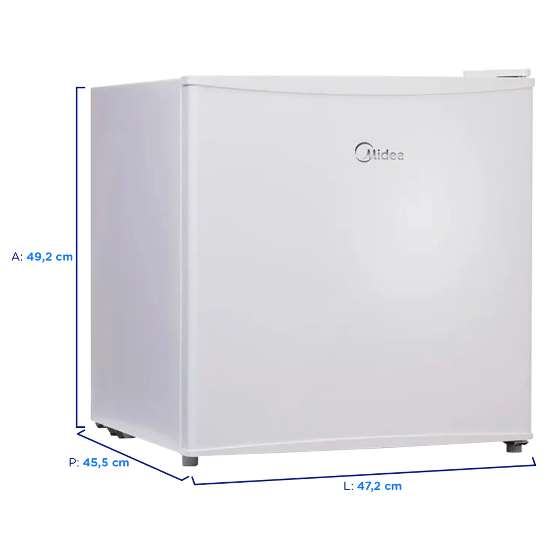 Frigobar 45 Litros Midea Inverter 1 Porta Degelo Manual MDRD08 - Branco - Bivolt