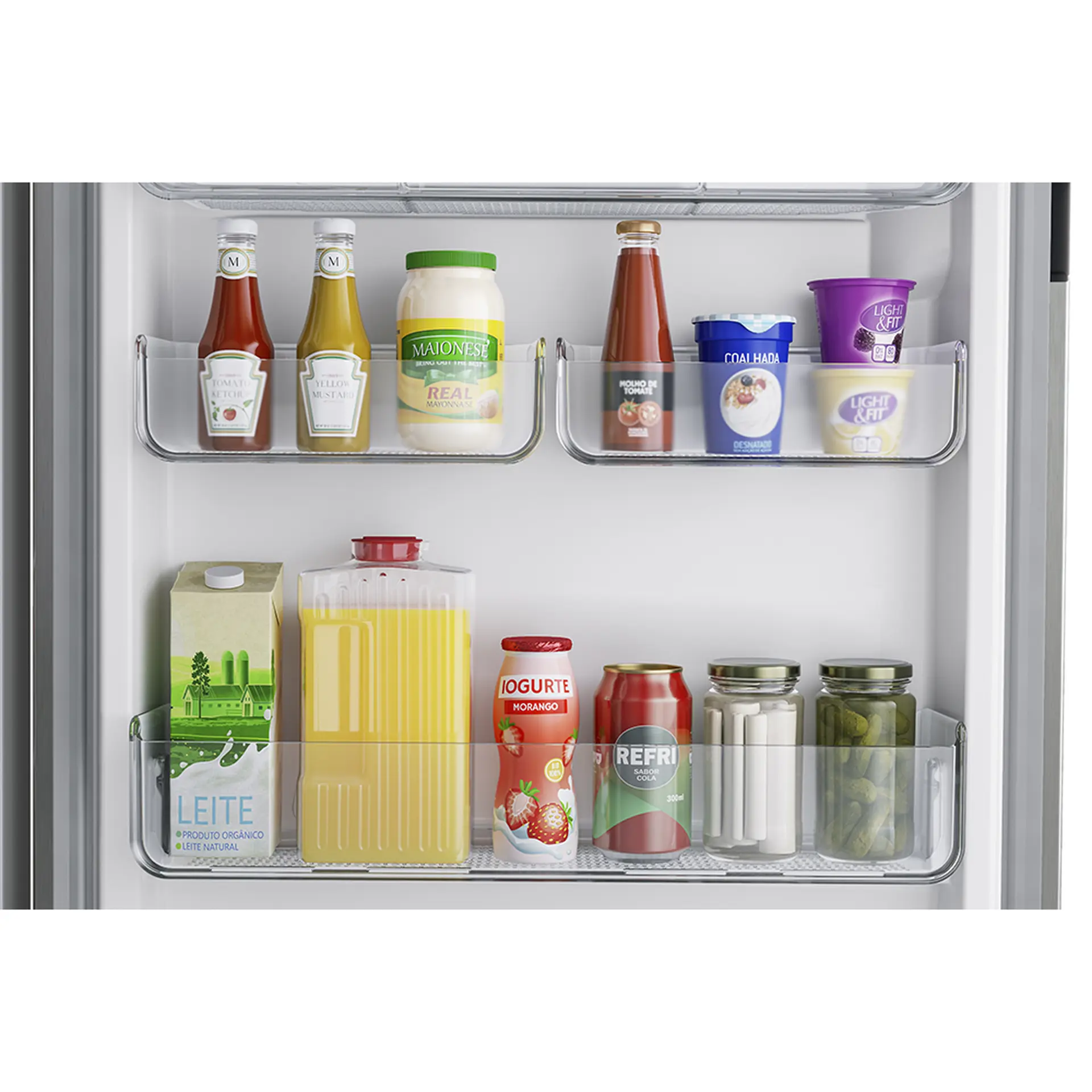 Geladeira Consul 412L Frost Free Duplex CRM50MK - Inox - 220 Volts
