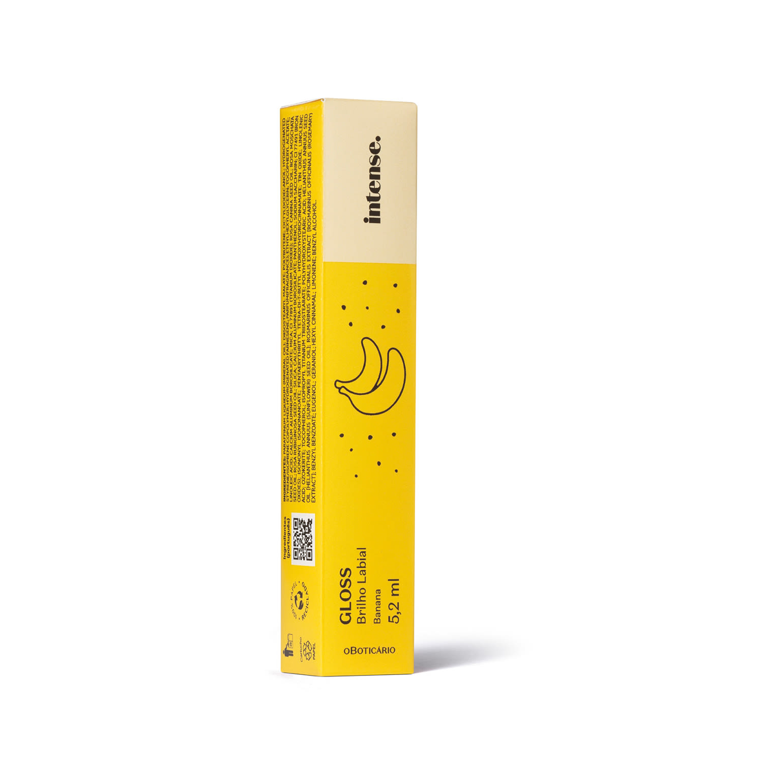 Gloss Brilho Labial Intense Banana 5,2ml