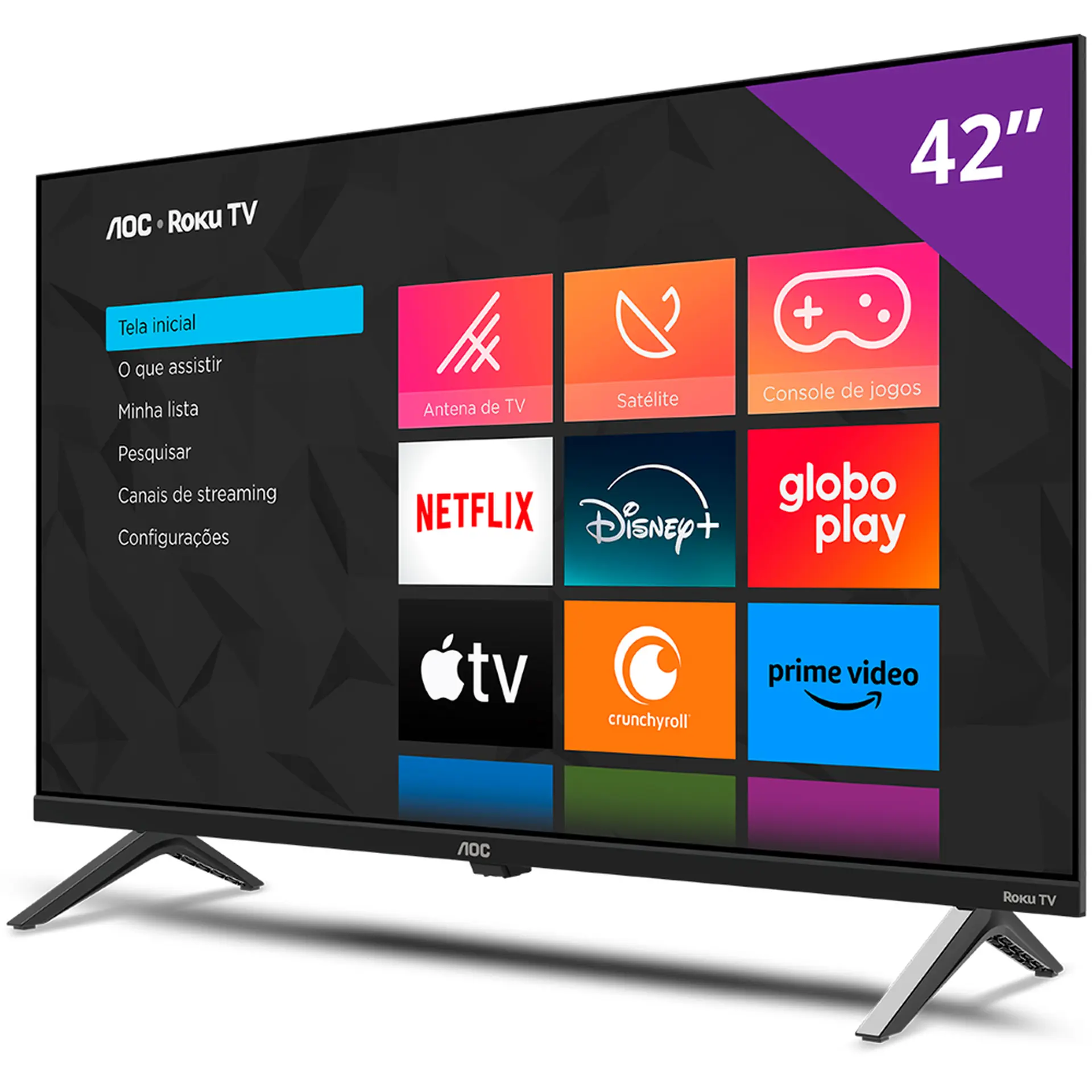Smart TV AOC LED 42" Full HD Roku 42S5045/78G