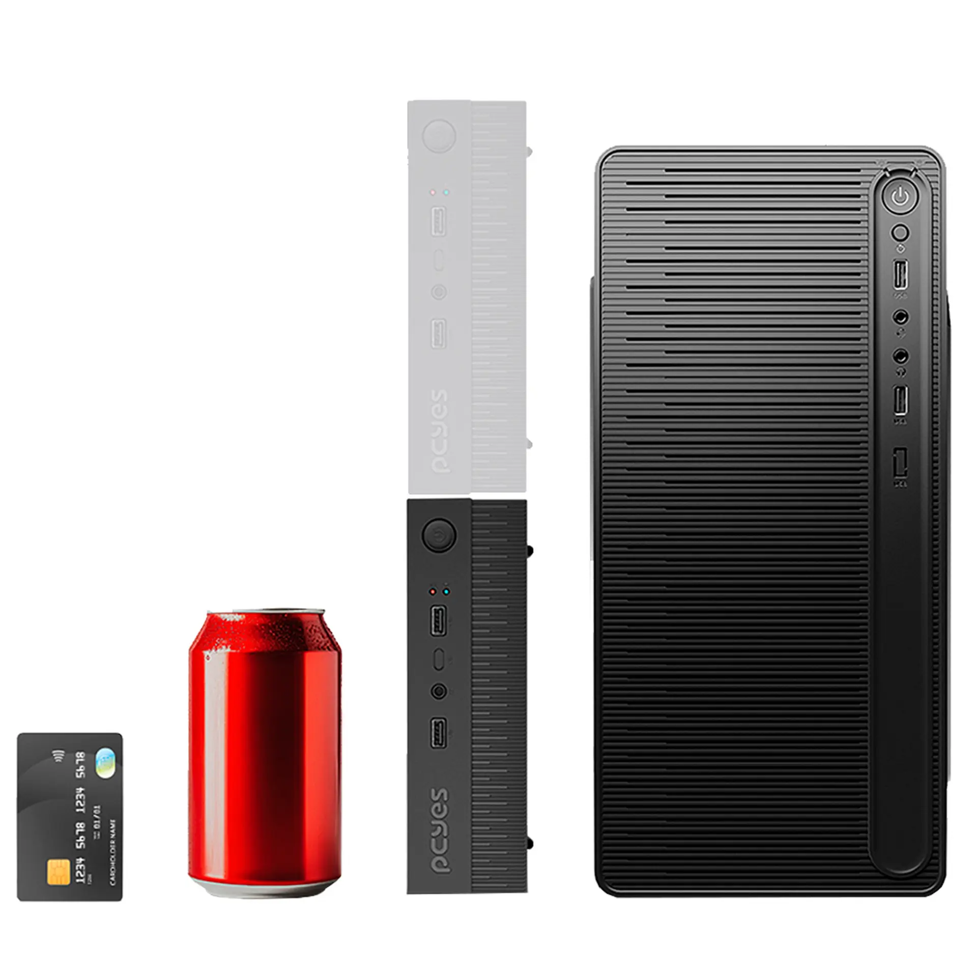 Computador Pcyes One I3-3220 8GB 256GB SSD Linux - Preto - Bivolt