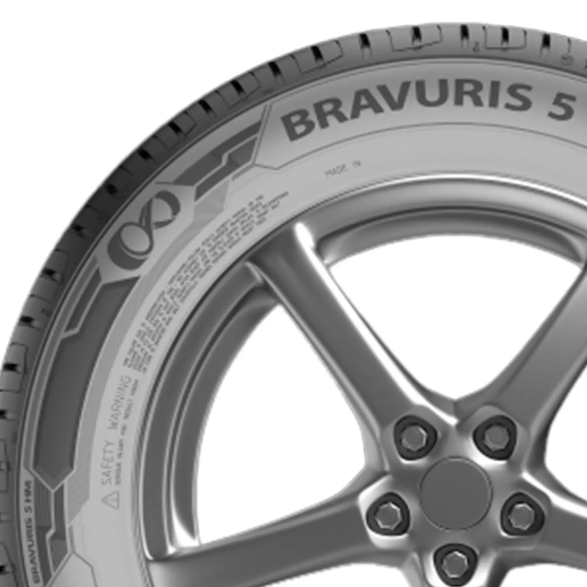 Pneu 205/55R16 Barum Bravuris 5HM Aro 16 91V Assimétrico Radial