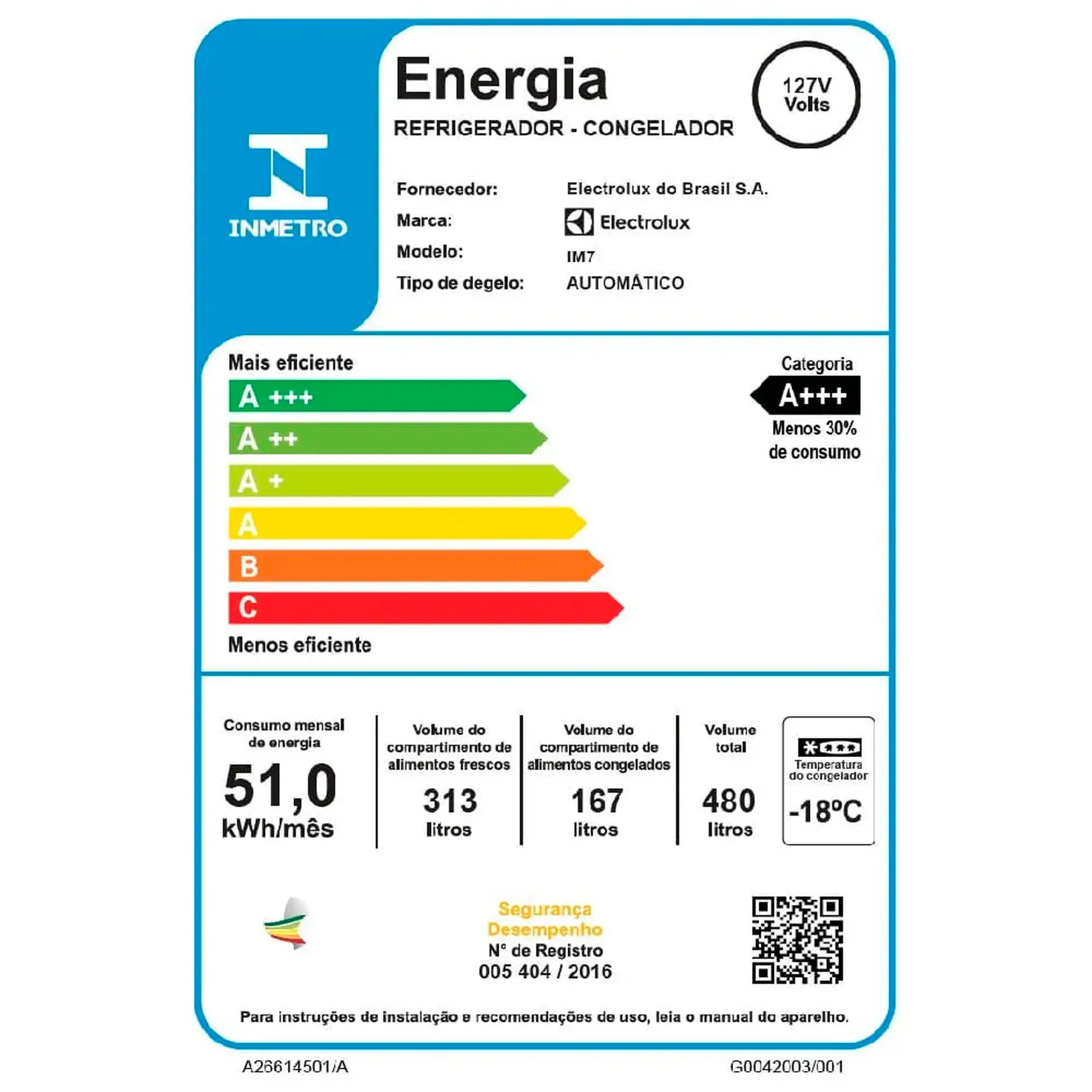 Geladeira Refrigerador Electrolux 480L Frost Free 3 Portas IM7S - Prata - 110 Volts