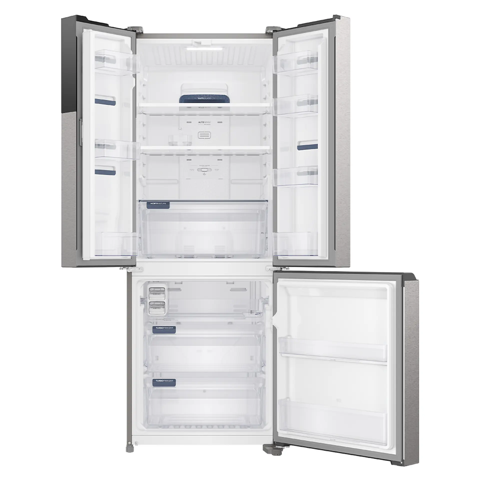 Geladeira Refrigerador Electrolux 480L Frost Free 3 Portas IM7S - Prata - 110 Volts