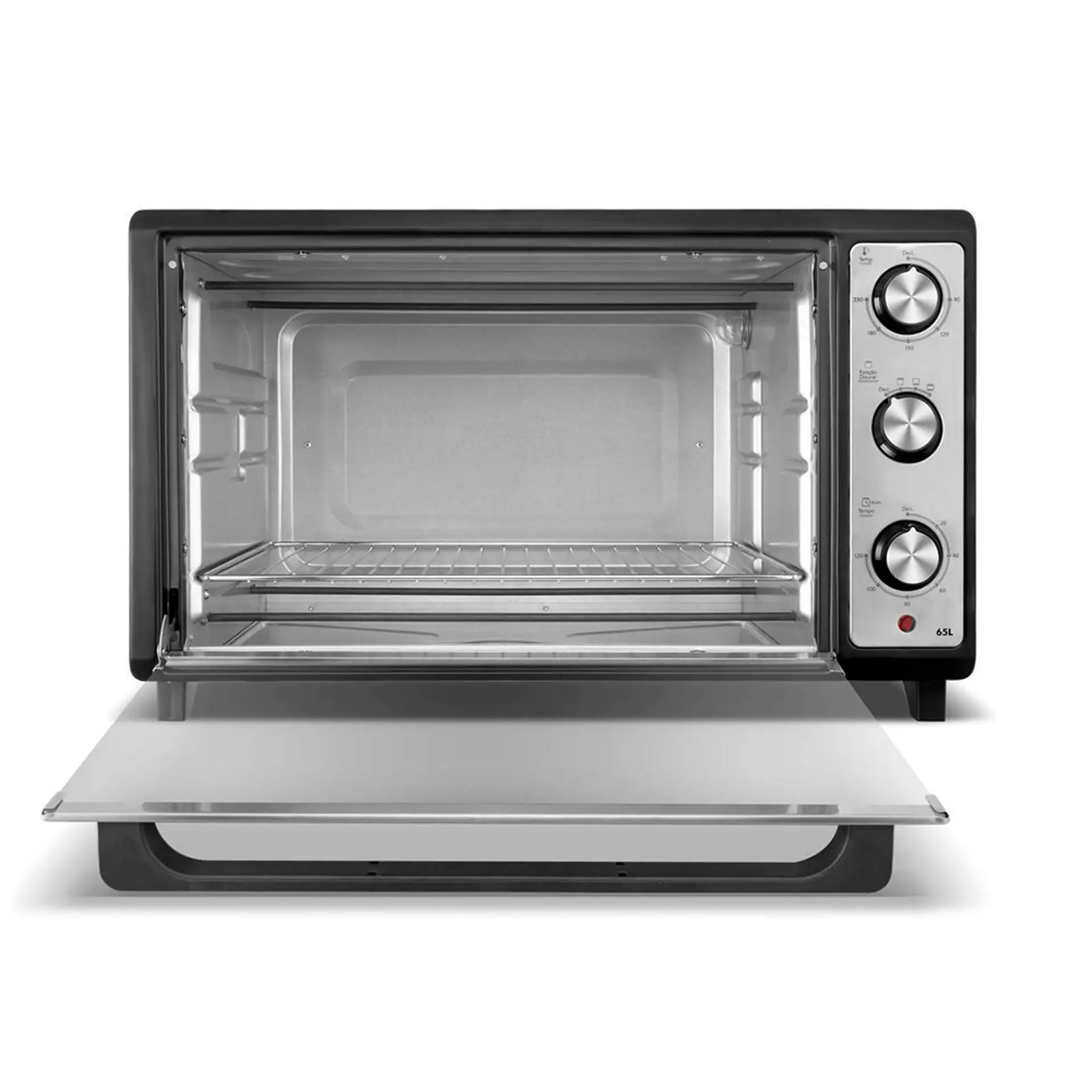 Forno Elétrico de Bancada 65L Philco PFE65 Dourador 2000W - Preto - 110 Volts