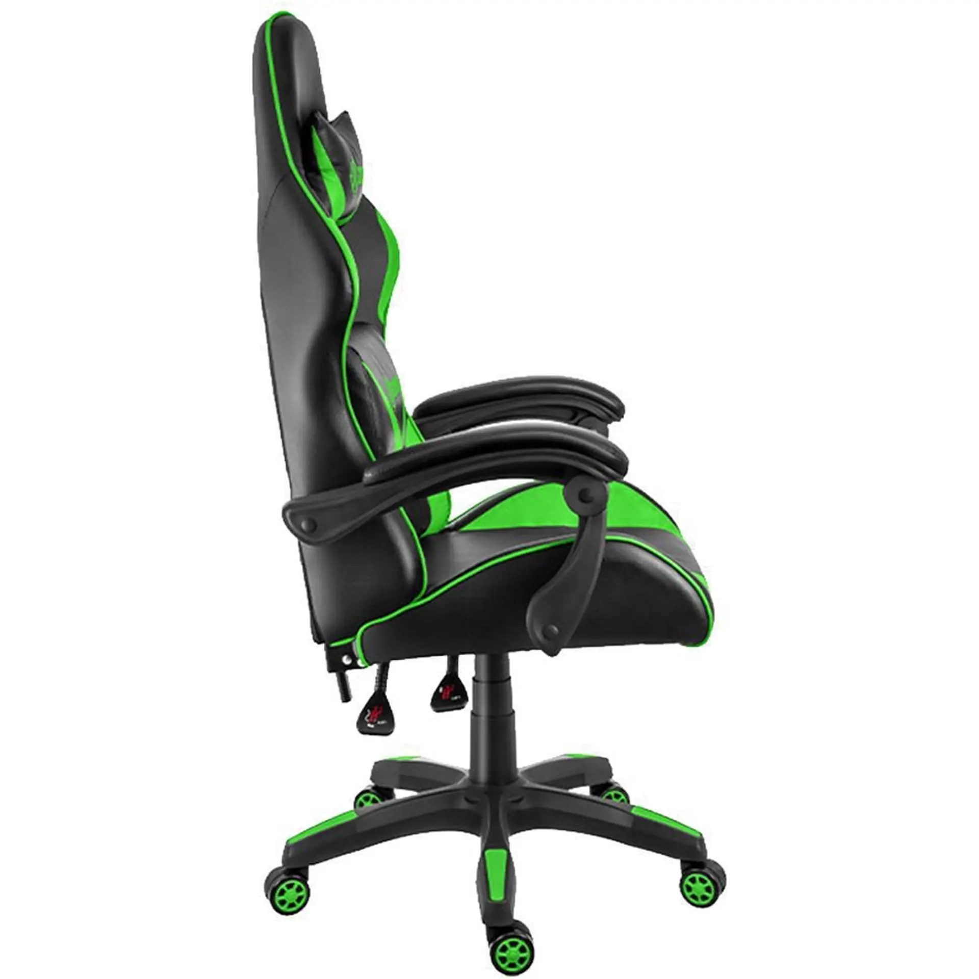 Cadeira Gamer Xzone CGR01GR Rodízios Pistão a Gás e Encosto Reclinável - Preto/Verde