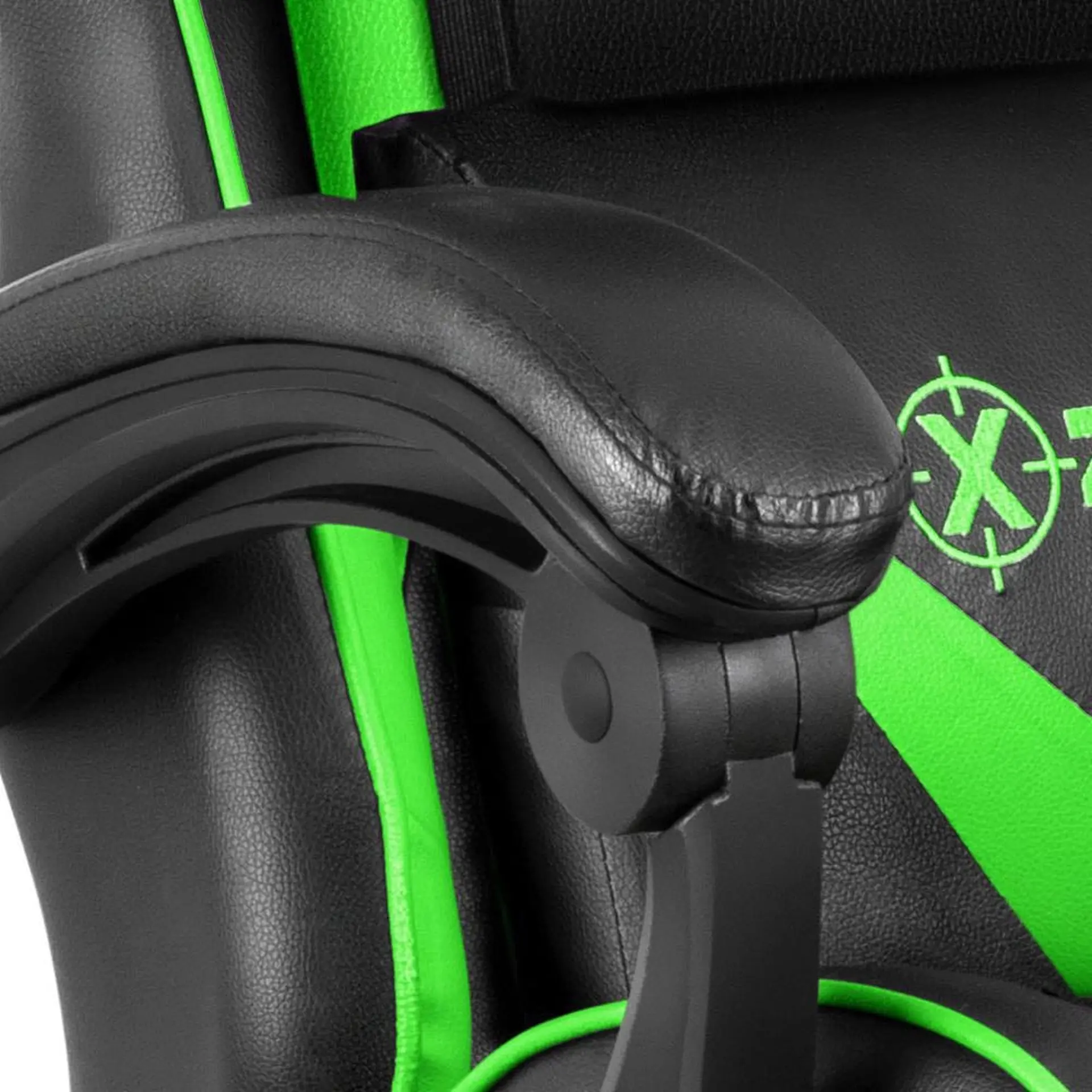 Cadeira Gamer Xzone CGR01GR Rodízios Pistão a Gás e Encosto Reclinável - Preto/Verde