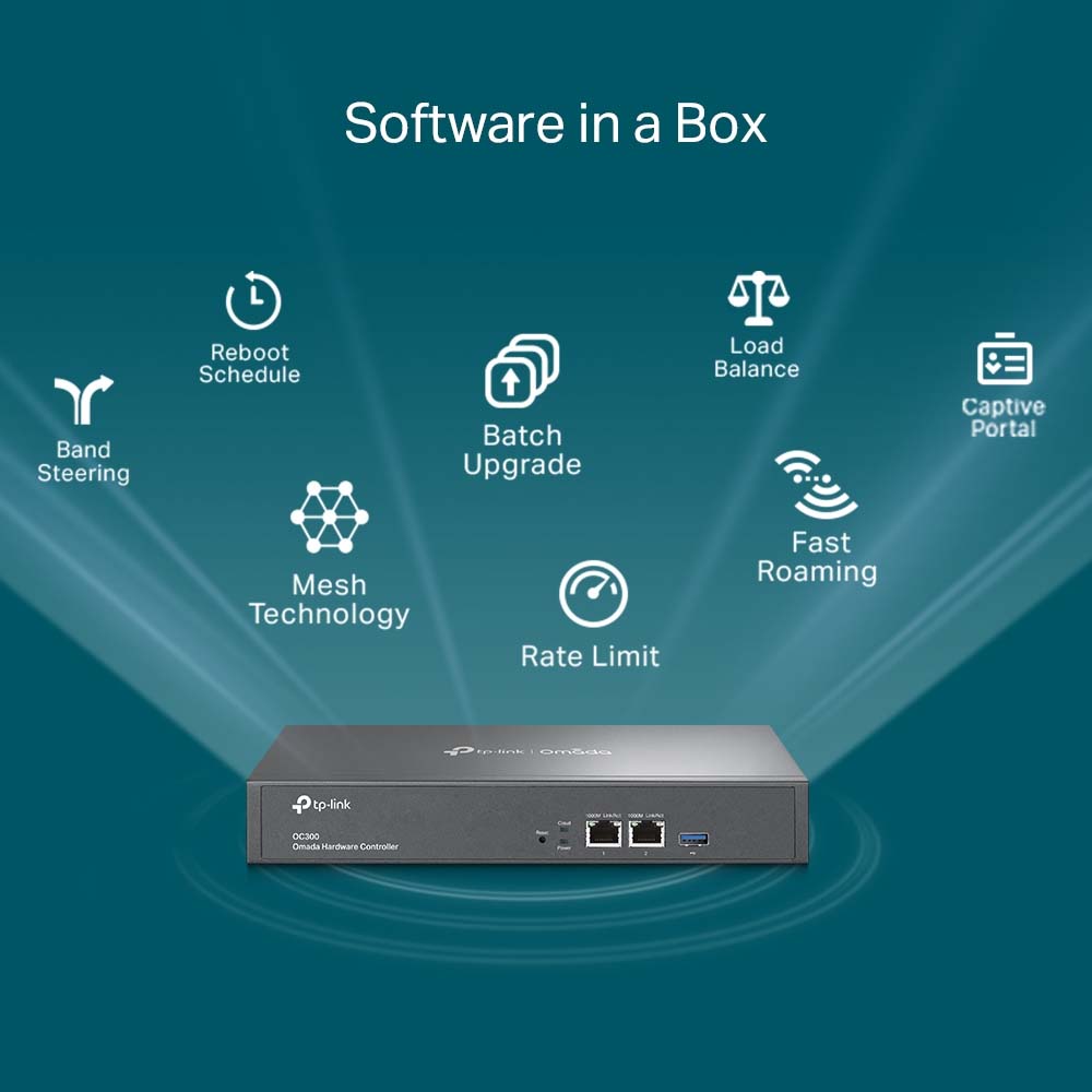 Controlador de Ponto de Acesso Tp-link Cloud Omada OC300