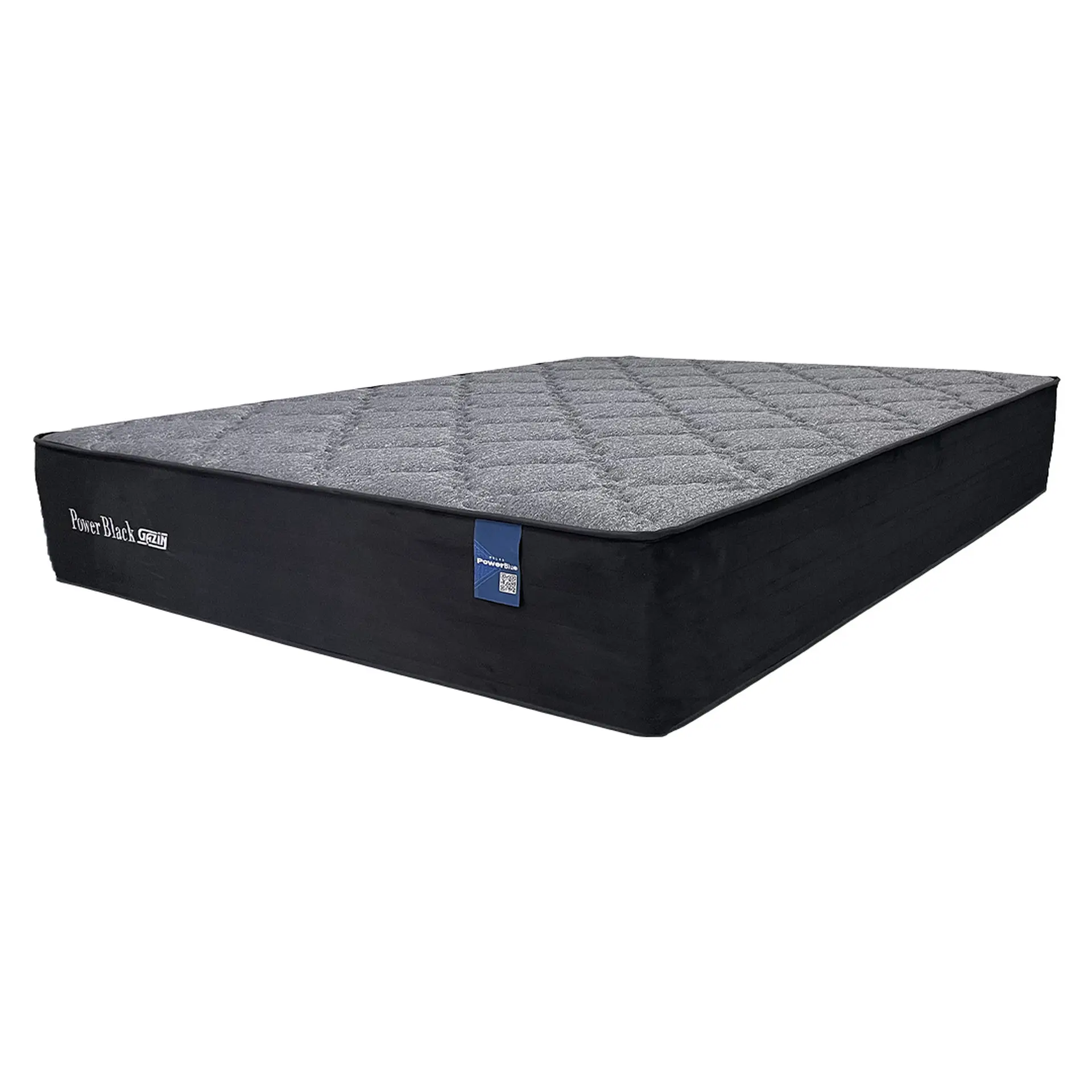 Colchão Queen Size Molas PowerBlue Gazin Power Black 158x198 - Preto