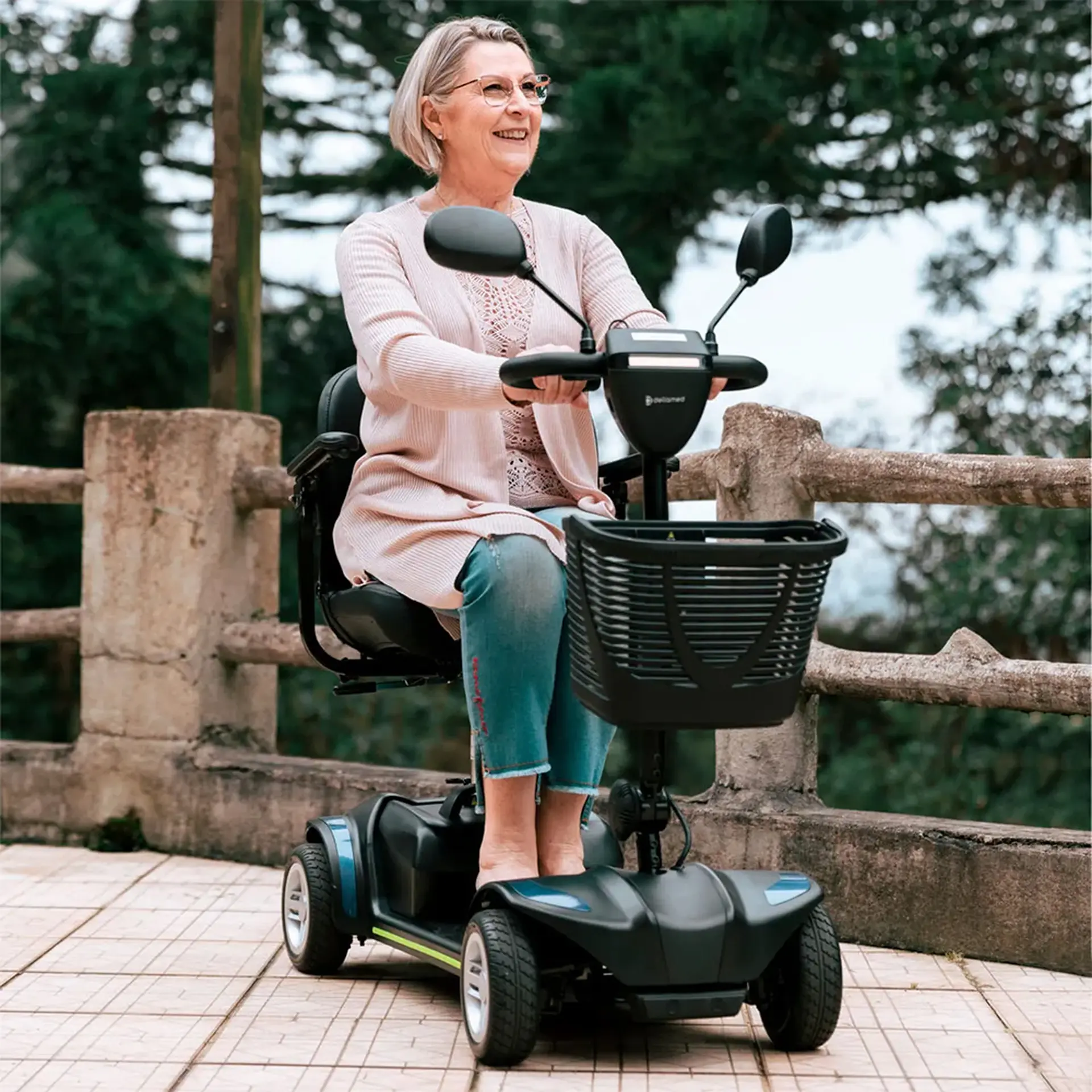 Scooter Elétrica Dellamed LB 270W Freio Eletromagnético 136 KG - Bivolt