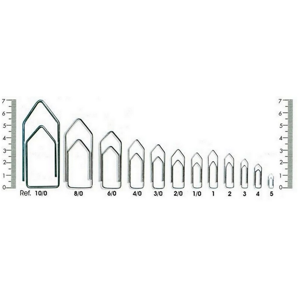 Clips Metálico Galvanizado 8/0 BRW - Caixa com 25 Unidades - CL2580