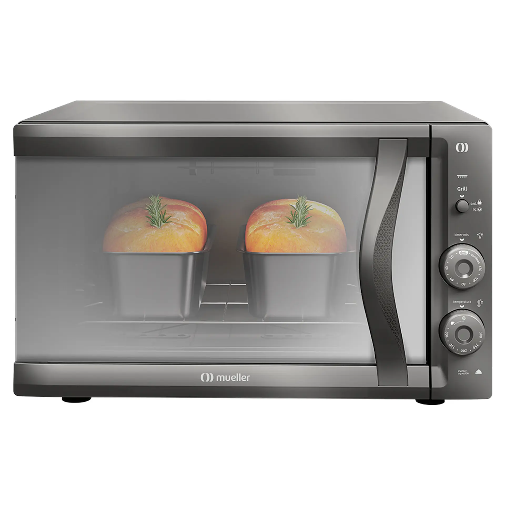 Forno Elétrico de Bancada Mueller 50L Gril Espelhado MFB50F - Espelhado - 110 Volts