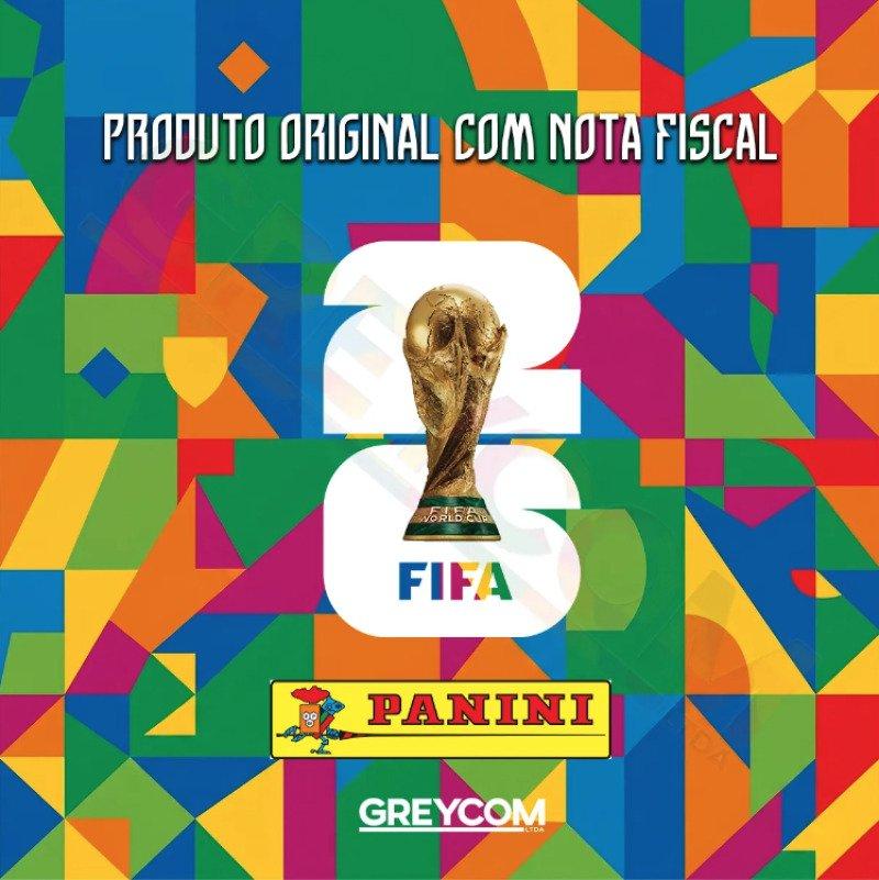Álbum de Figurinhas Capa Brochura Copa Do Mundo Fifa 2026