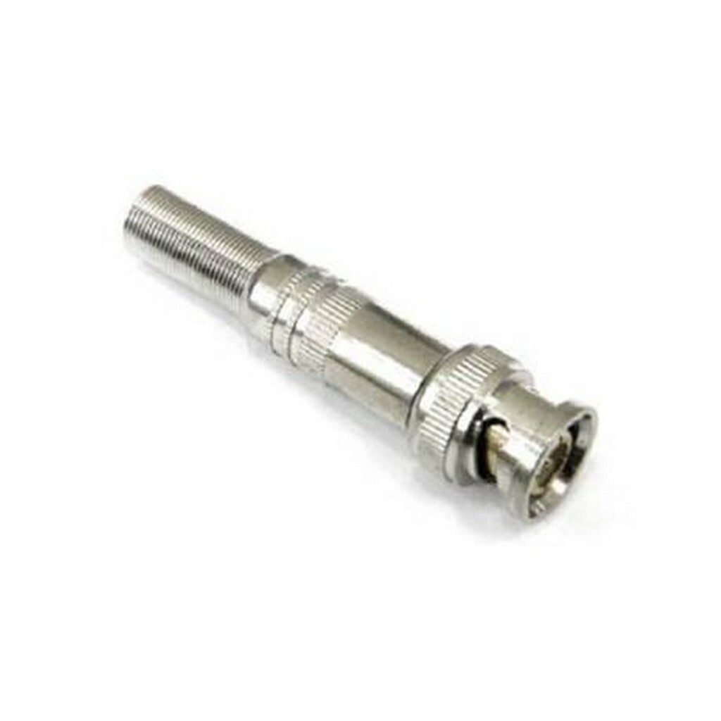Conector BNC RG59 Macho Fasgold Parafusável com Mola Unitário - FS-161