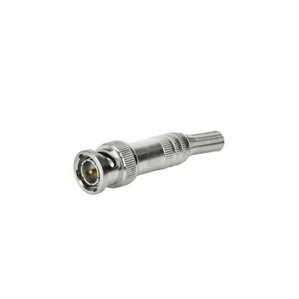 Conector BNC RG59 Macho Fasgold Parafusável com Mola Unitário - FS-161
