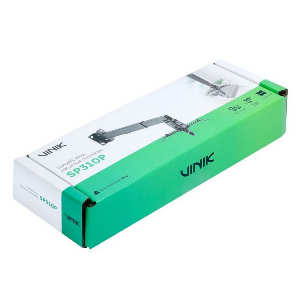 Suporte para Projetor de Parede e Teto Universal VINIK Preto SP310P Unitário