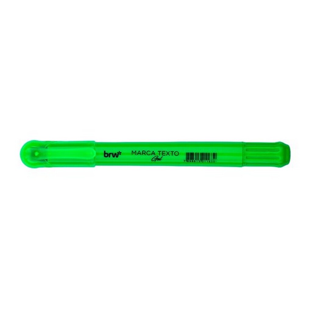 Caneta Marca Texto Gel Verde Unitário - BRW - CA9003