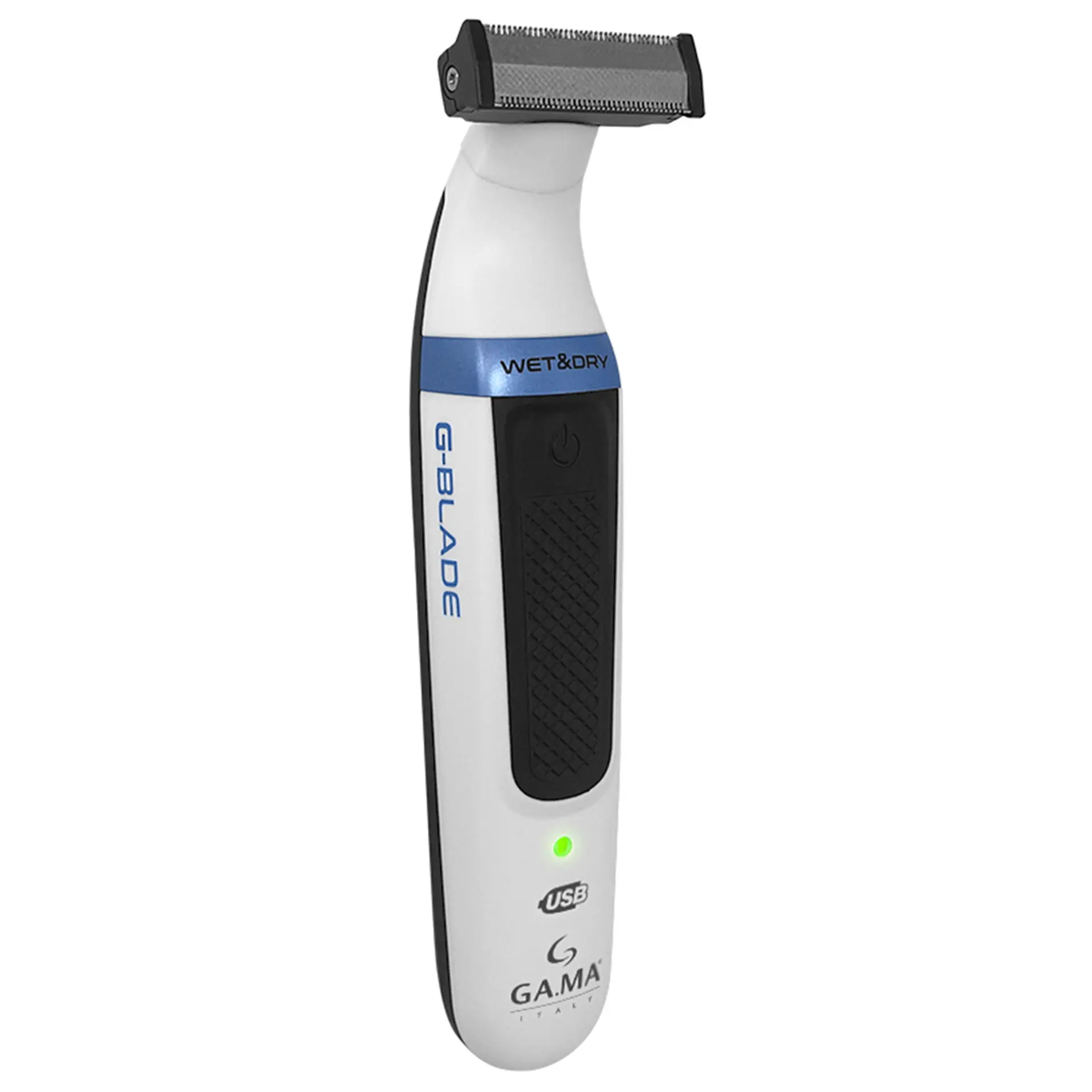 Aparador de Pelos Gama G-Blade W&D com 3 Pentes - Branco/Preto - Bivolt
