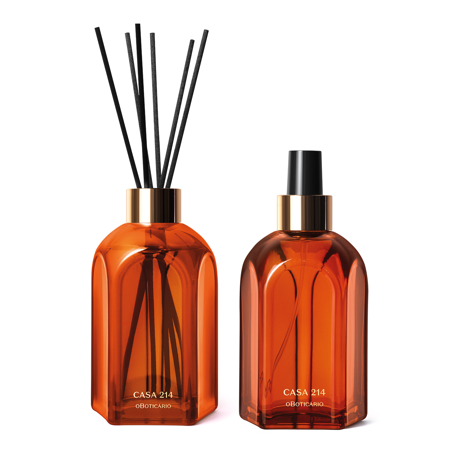 Combo Casa 214 Vanilla Sublime: Aromatizador de Ambientes 250ml + Difusor 250ml