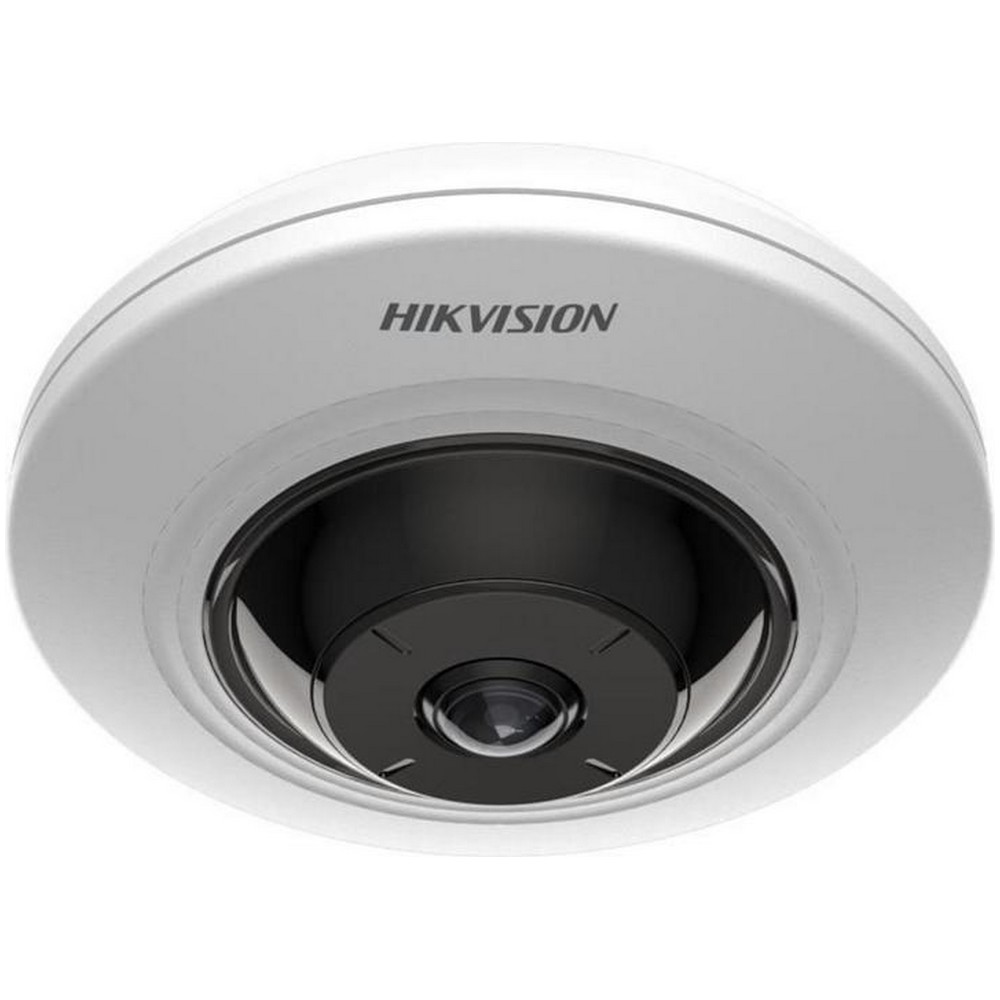 Câmera CFTV IP PoE DS2CD3956G2ISU FishEye 5MP IR 10m Hikvision