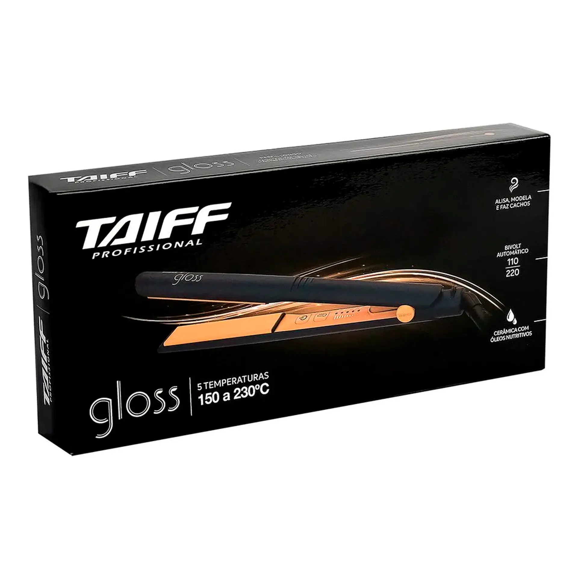 Chapinha Taiff Gloss Blue Cerâmica 51W 230ºC - Azul - Bivolt