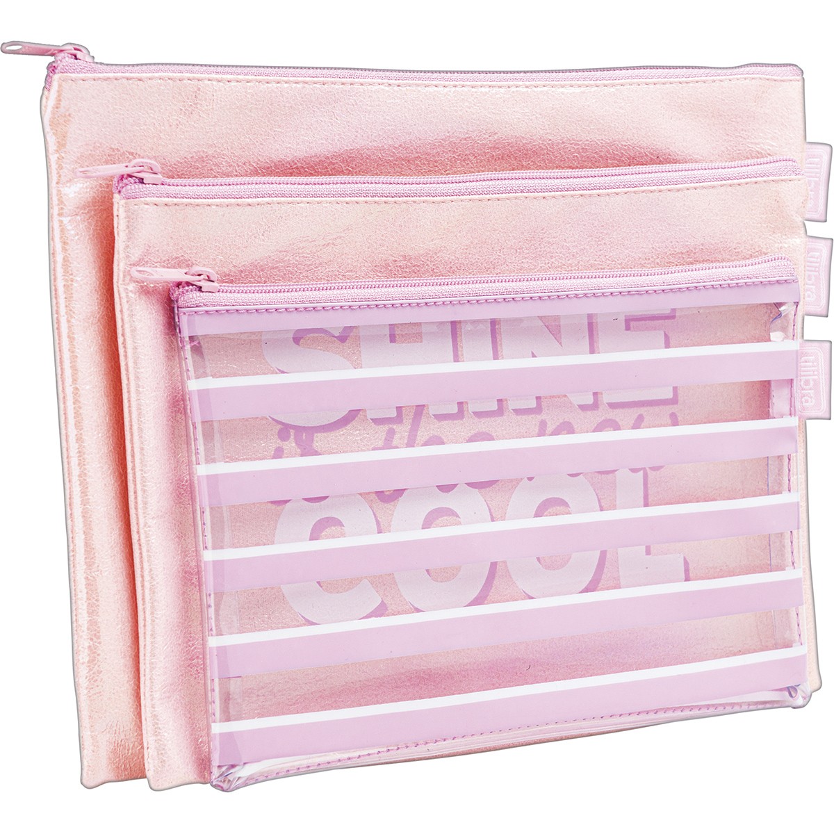 Estojo Tilibra Conjunto Slim Académie Shine Prático e Espaçoso