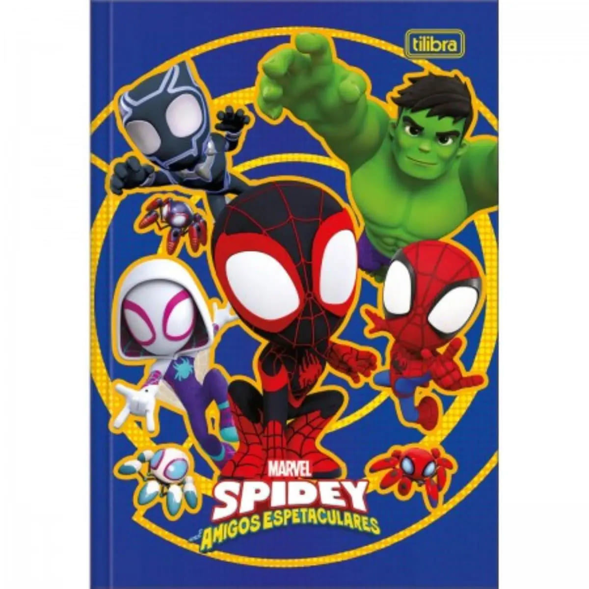 Caderno Tilibra Brochura Spidey Universitário Capa Dura 80 Folhas