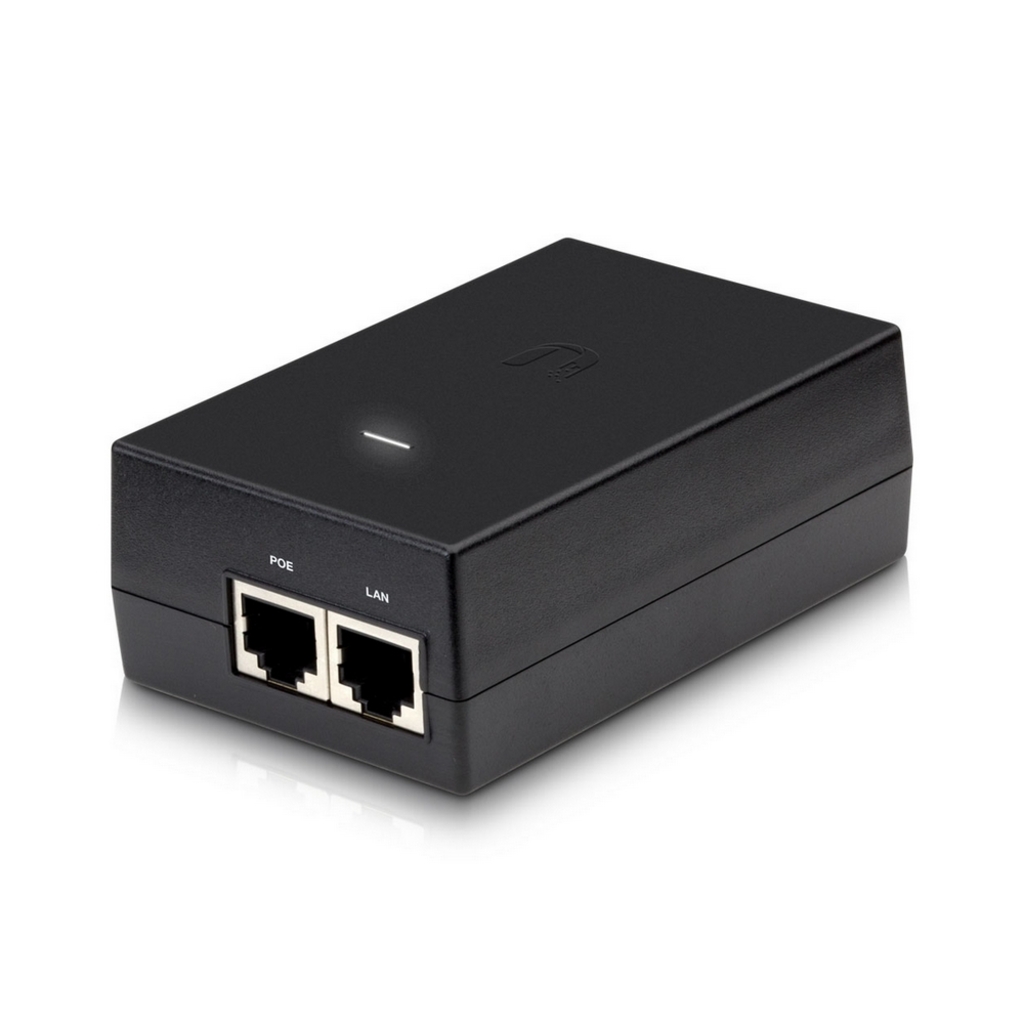 Fonte para Antena Ubiquiti POE+LAN 48V 24W Bivolt - POE-48-24W-G