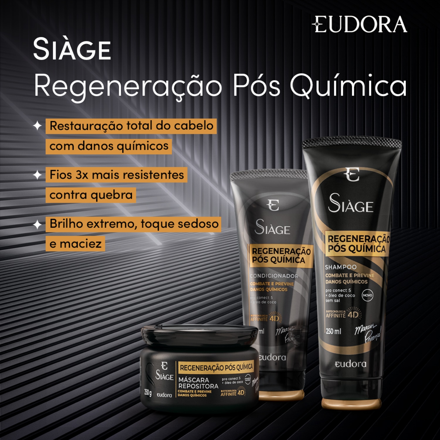 Máscara Repositora Siàge Expert Regeneração Pós Química 500g