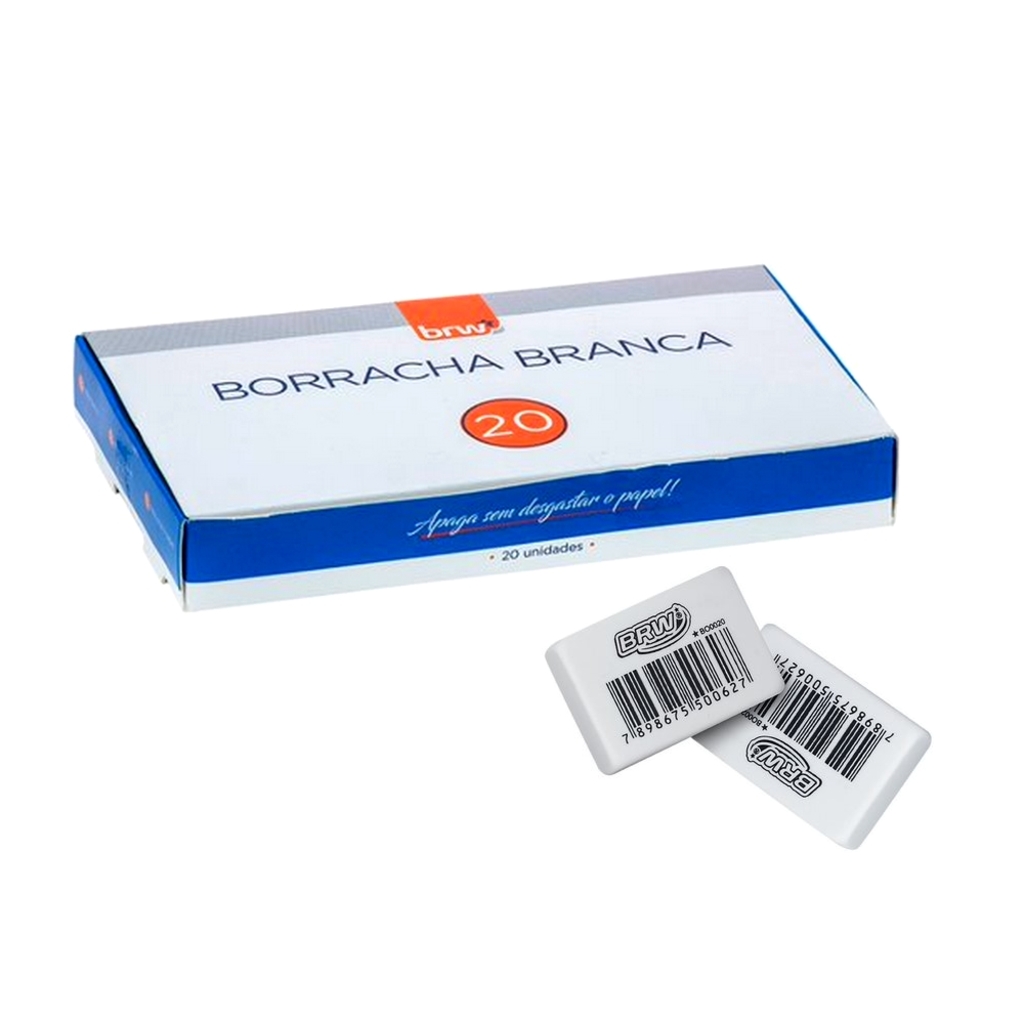 Borracha Branca N° 20 Caixa com 20 Unidades - BRW - BO0020