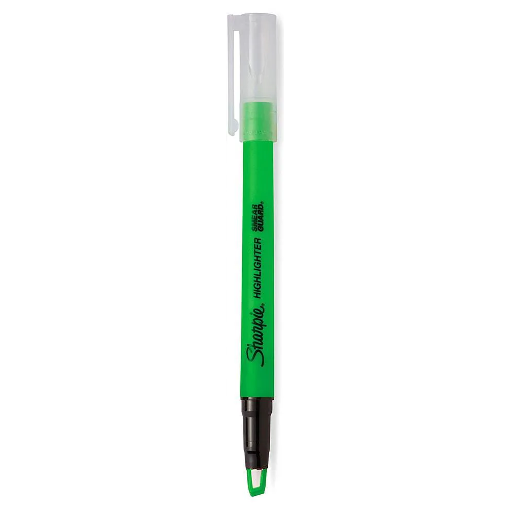 Marcador para Texto Paper Mate Sharpie Highlighter Clear Vienw Verde