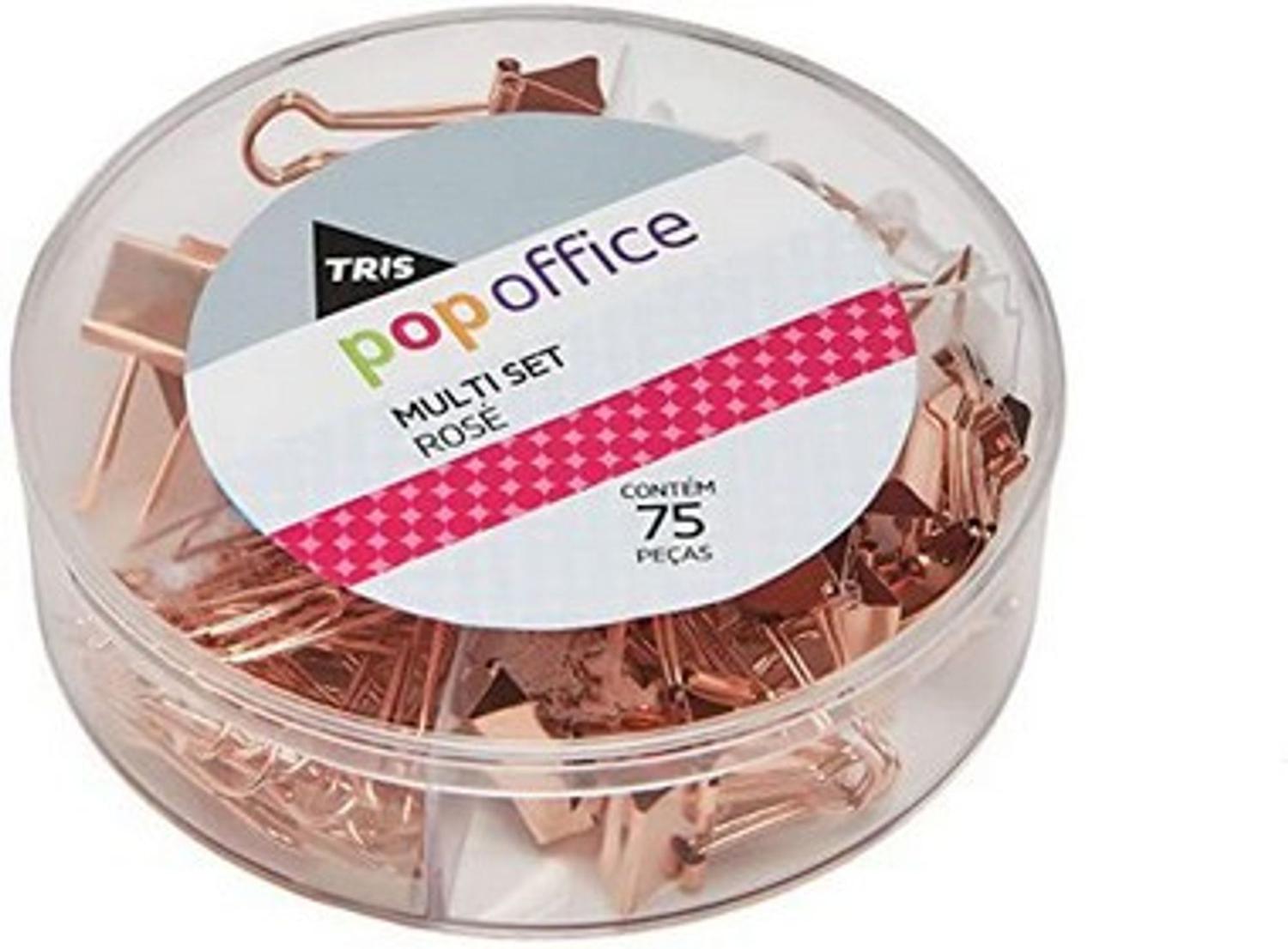 Multi Set TRIS Pop Office Rose 75 Peças