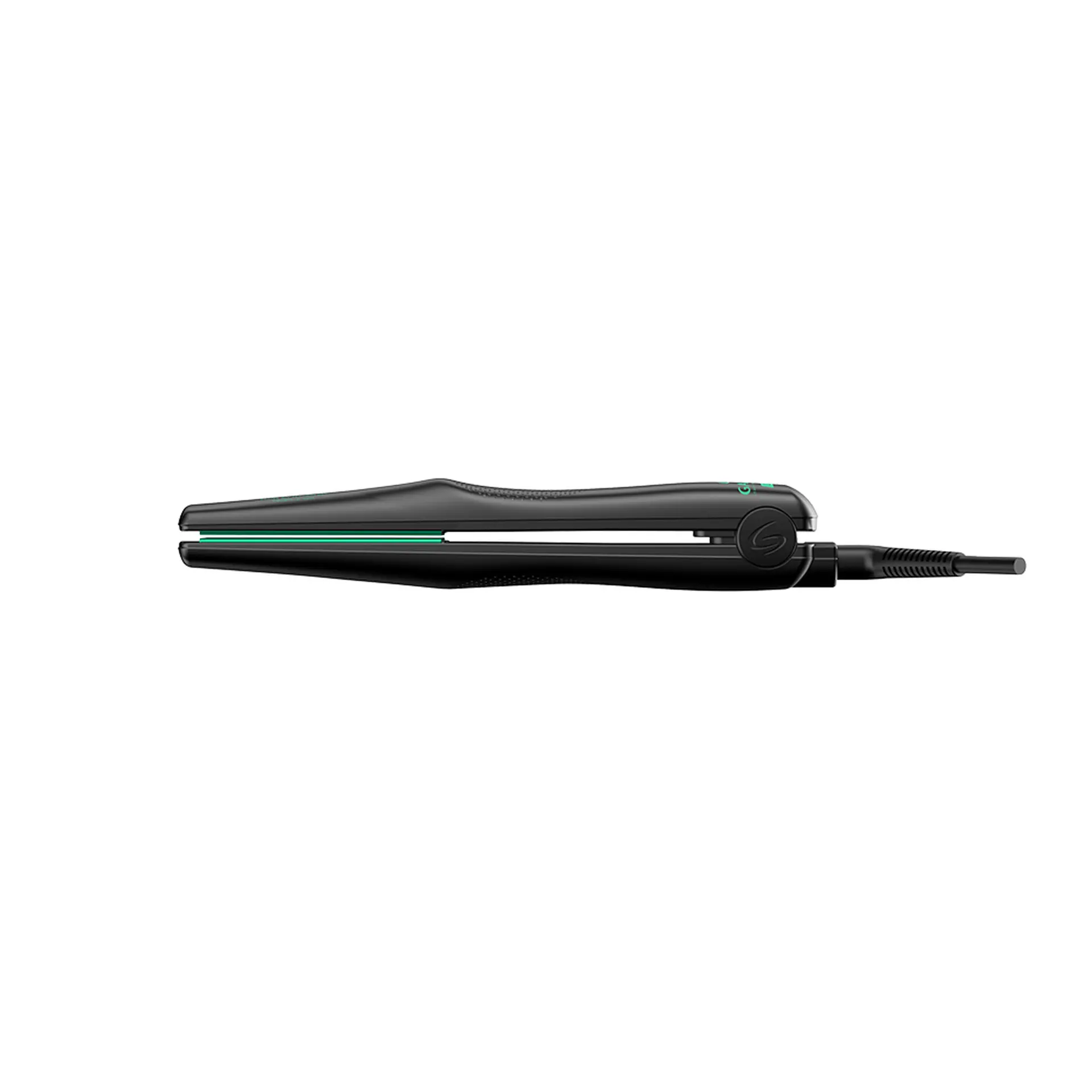 Prancha Gama Babosa Ergostyler Ceramic Íon 210°C Cabo Giratório - Preto/Verde - Bivolt