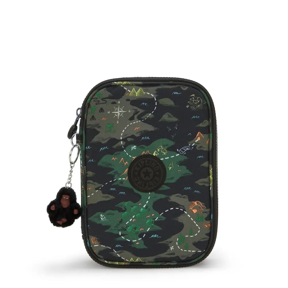 Estojo Kipling Camo Treasure Grande Estampado