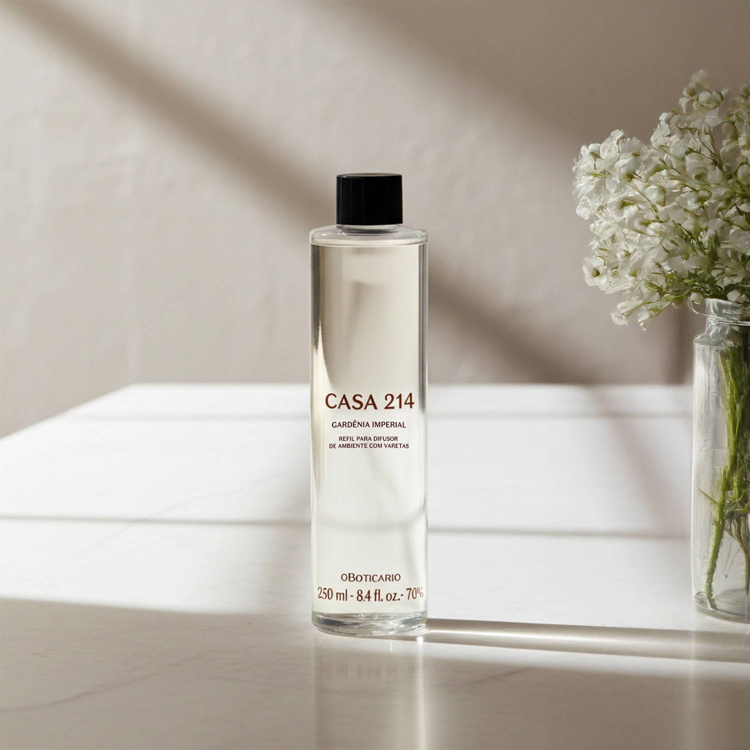 Refil Difusor de Ambiente Casa 214 Gardênia Imperial 250ml