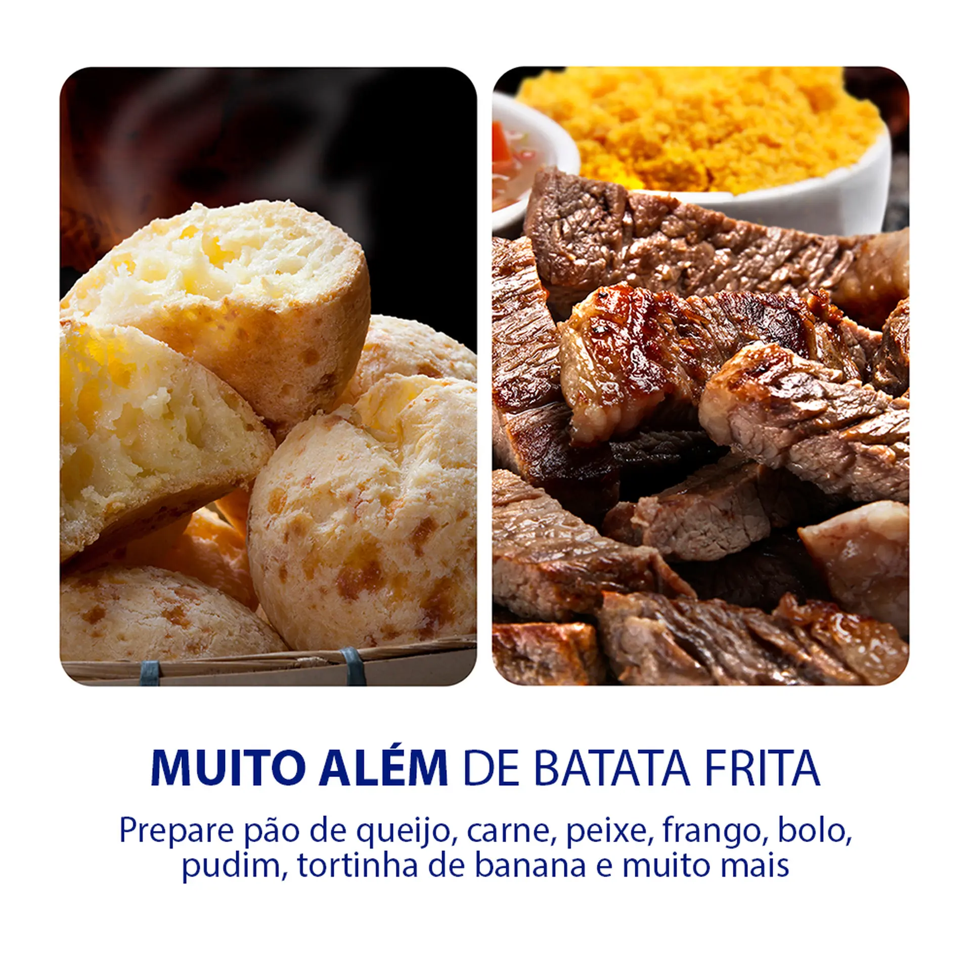 Fritadeira Elétrica Air Fryer Mondial Pratic AF-34 3,2L 1200W com Timer - Preto - 220 Volts