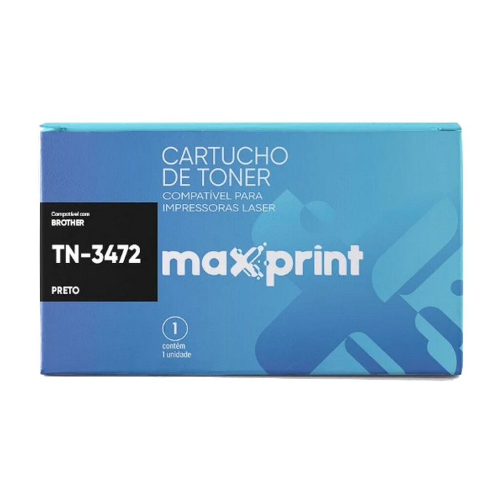 Toner Brother Preto Maxprint - TN3472, 880 DCP