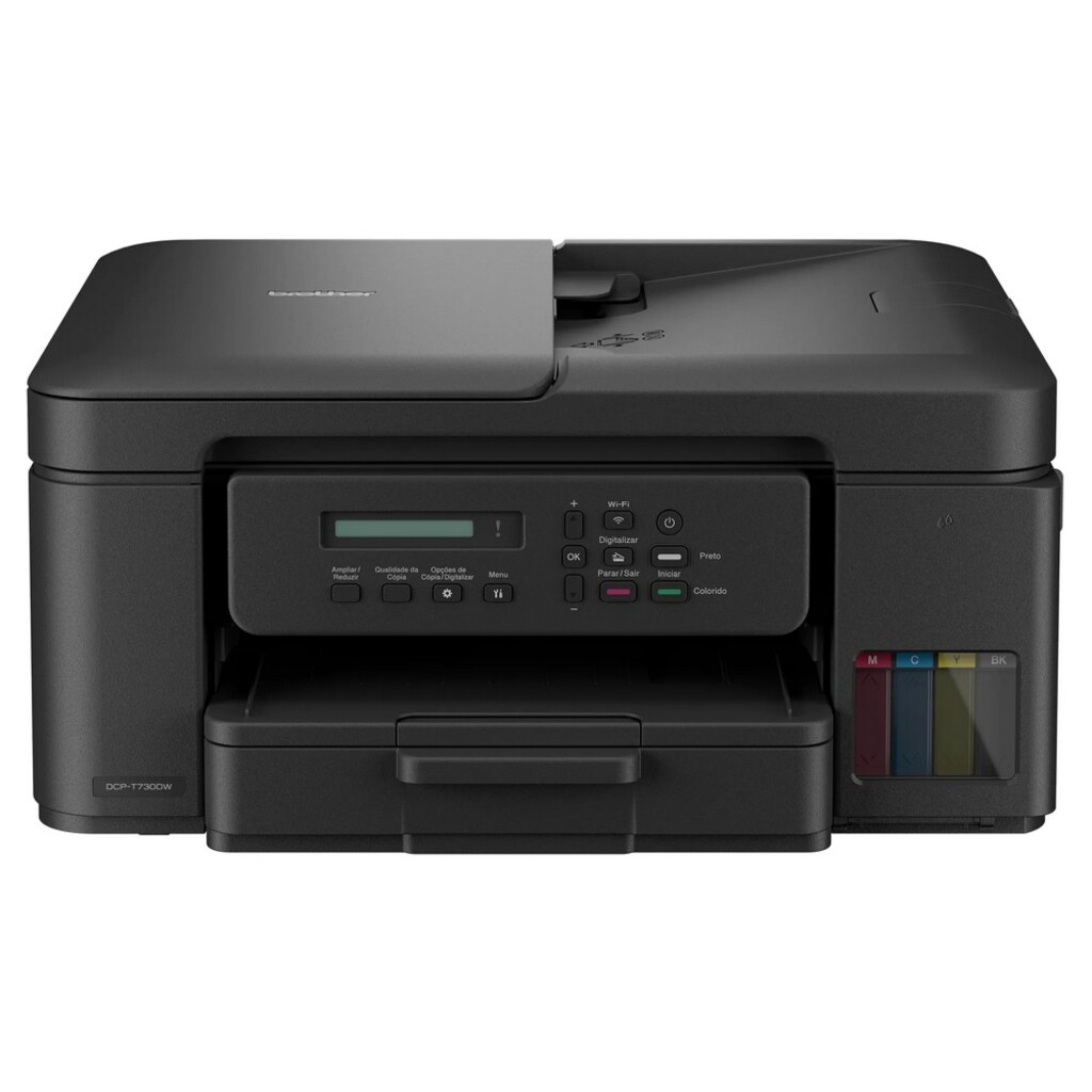 Multifuncional Brother DCPT730DW Bivolt A4 Tanque de Tinta Até 27ppm Até 6000dpi USB/WIFI