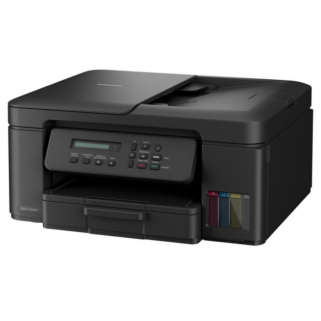 Multifuncional Brother DCPT730DW Bivolt A4 Tanque de Tinta Até 27ppm Até 6000dpi USB/WIFI