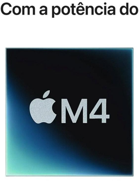 Mac Mini PC Apple Chip M4 16 GB RAM 256 GB SSD Prateado