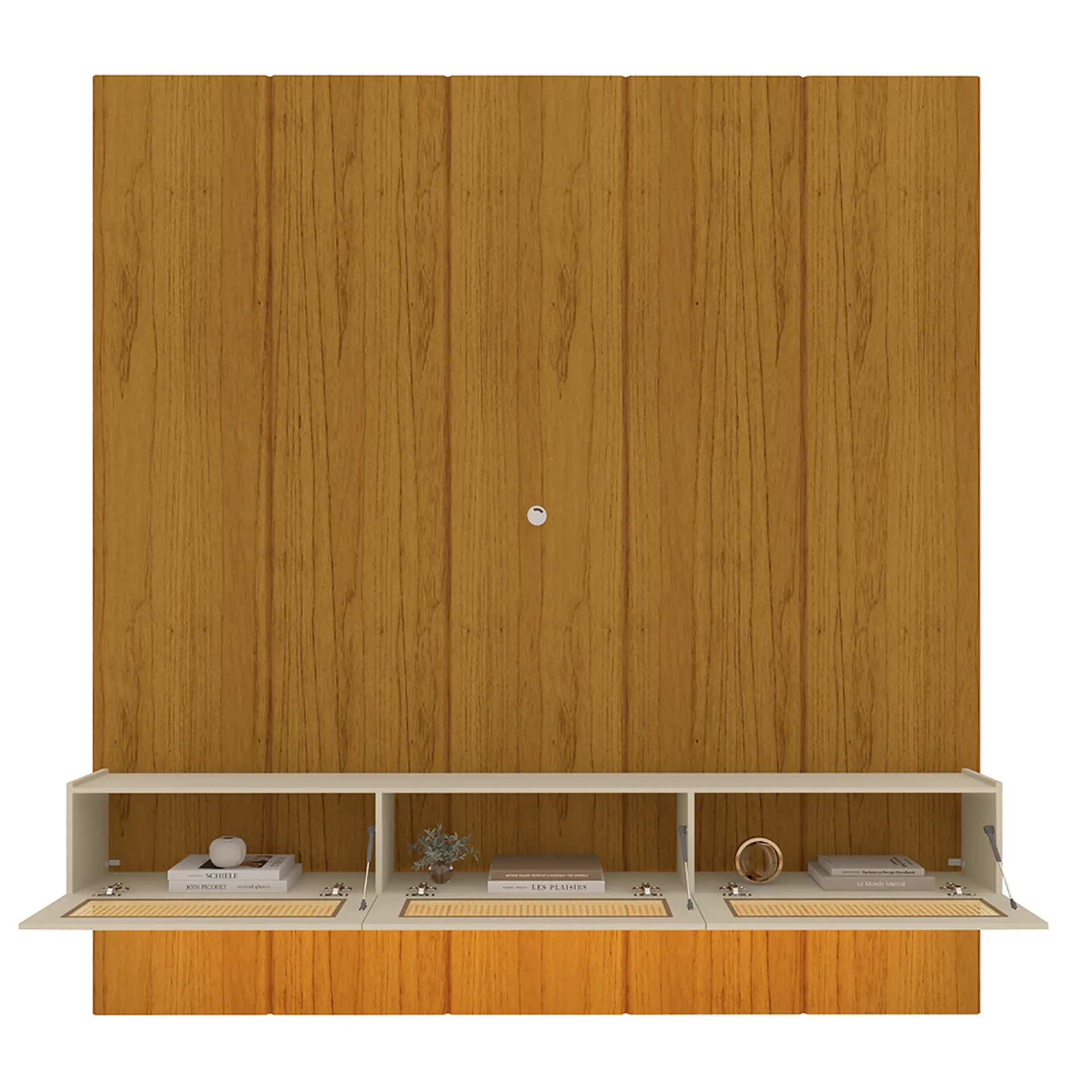 Painel para TV até 90" Realce Native 220 Gelius - Naturale/Off White
