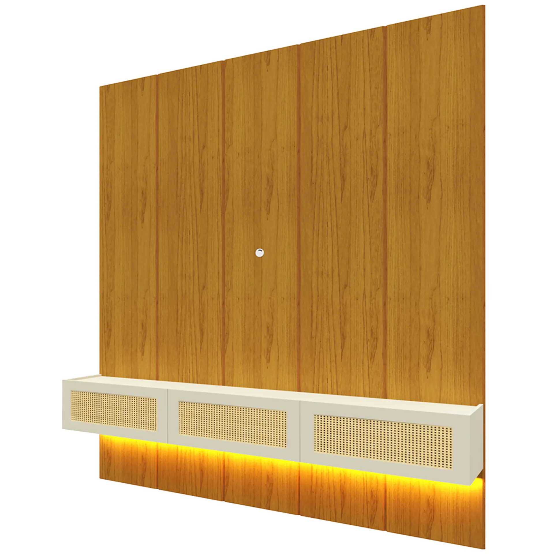 Painel para TV até 90" Realce Native 220 Gelius - Naturale/Off White