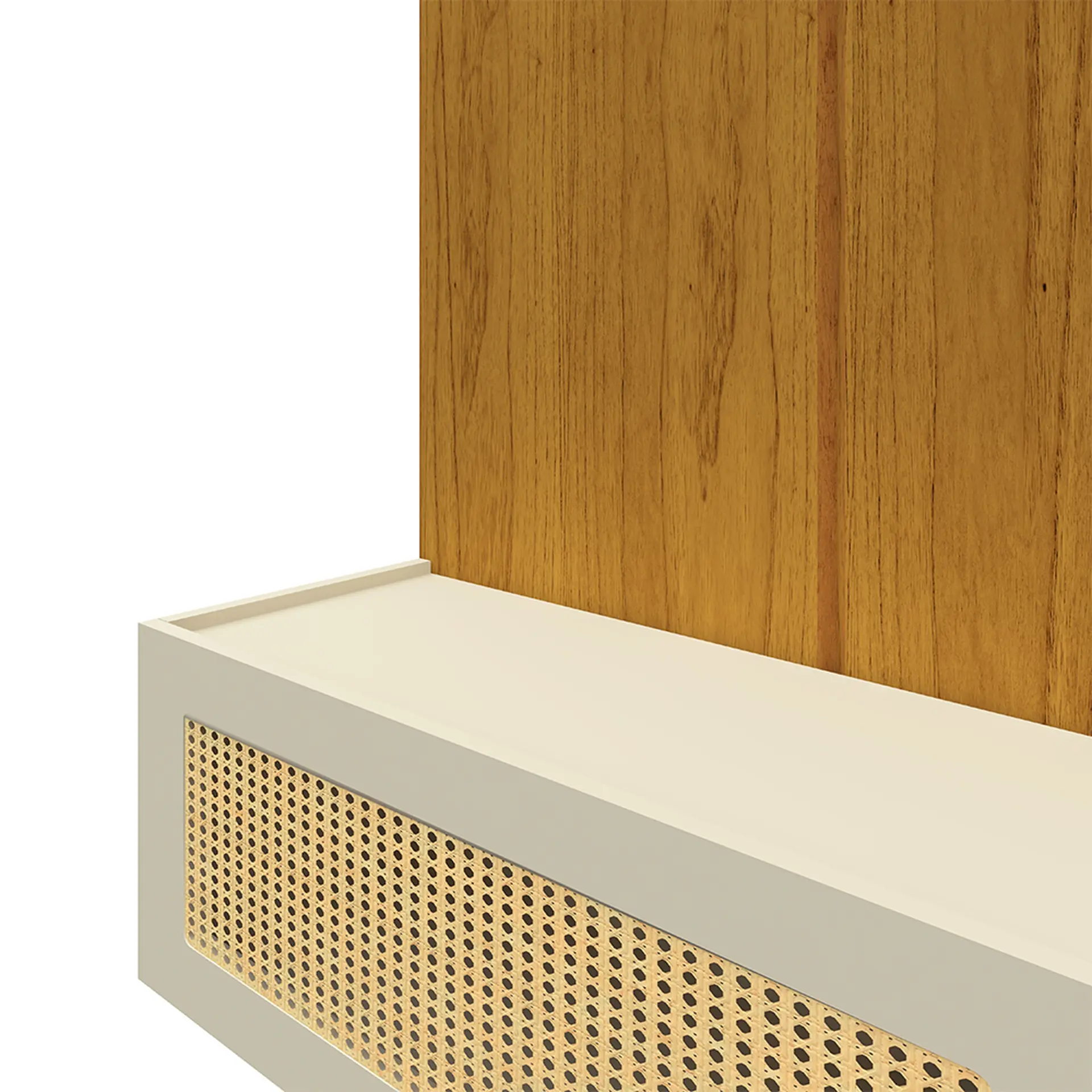 Painel para TV até 90" Realce Native 220 Gelius - Naturale/Off White